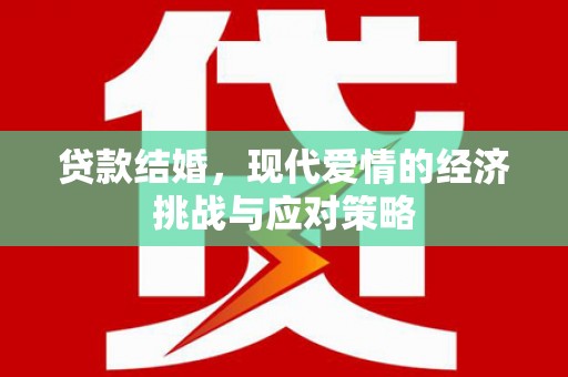 萝北贷款结婚，现代爱情的经济挑战与应对策略