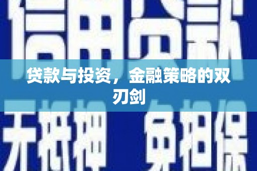 萝北贷款与投资，金融策略的双刃剑