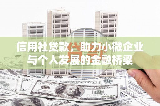 萝北信用社贷款，助力小微企业与个人发展的金融桥梁