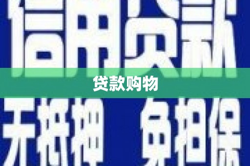 萝北贷款购物