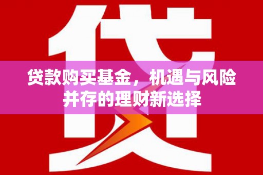 萝北贷款购买基金，机遇与风险并存的理财新选择