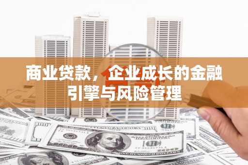 萝北商业贷款，企业成长的金融引擎与风险管理