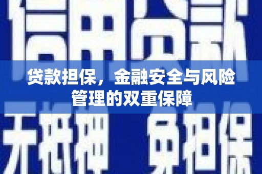 萝北贷款担保，金融安全与风险管理的双重保障
