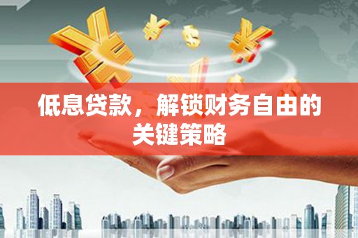 萝北低息贷款，解锁财务自由的关键策略
