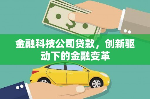 萝北金融科技公司贷款，创新驱动下的金融变革