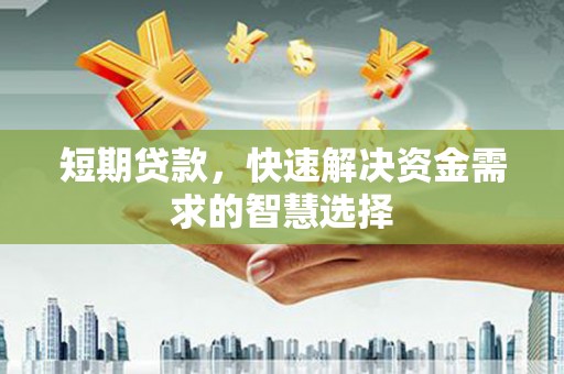 萝北短期贷款，快速解决资金需求的智慧选择