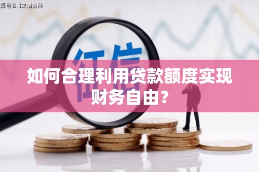 萝北如何合理利用贷款额度实现财务自由？