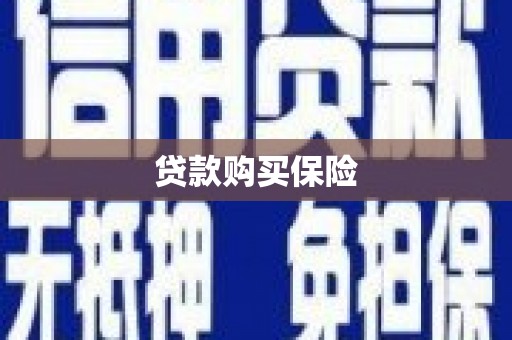 萝北贷款购买保险