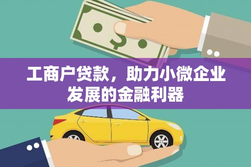 萝北工商户贷款，助力小微企业发展的金融利器