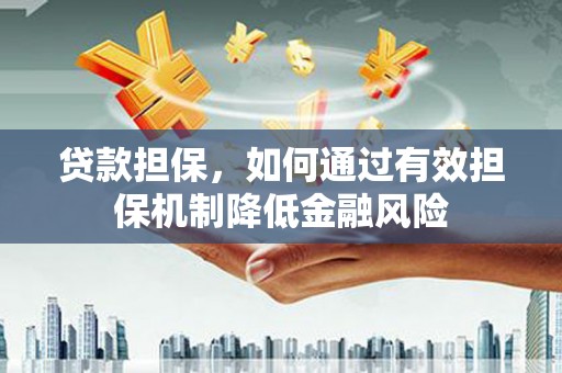 萝北贷款担保，如何通过有效担保机制降低金融风险
