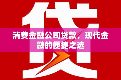 萝北消费金融公司贷款，现代金融的便捷之选