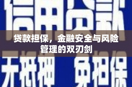 萝北贷款担保，金融安全与风险管理的双刃剑
