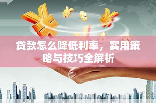 萝北贷款怎么降低利率，实用策略与技巧全解析