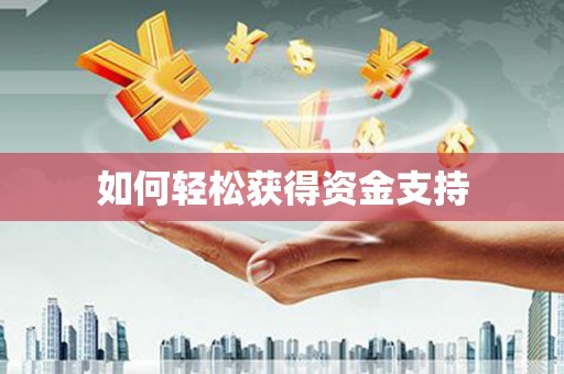 萝北如何轻松获得资金支持