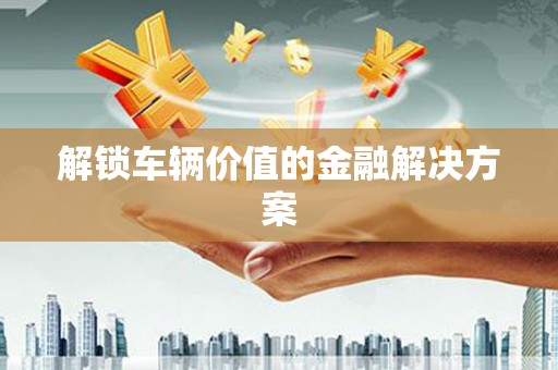萝北解锁车辆价值的金融解决方案