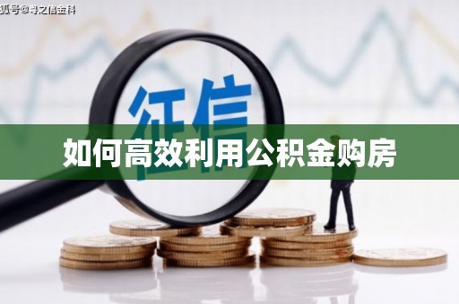 萝北如何高效利用公积金购房