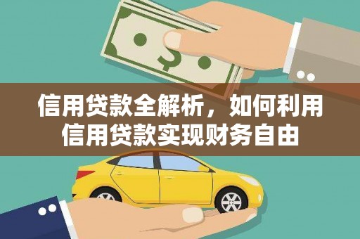 萝北信用贷款全解析，如何利用信用贷款实现财务自由