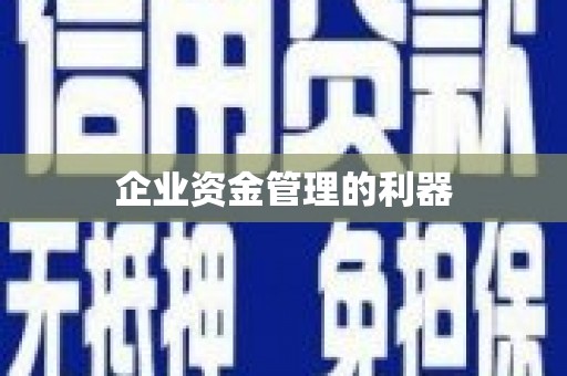 萝北企业资金管理的利器