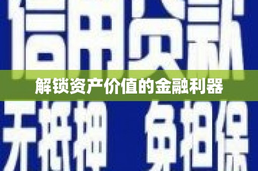 萝北解锁资产价值的金融利器