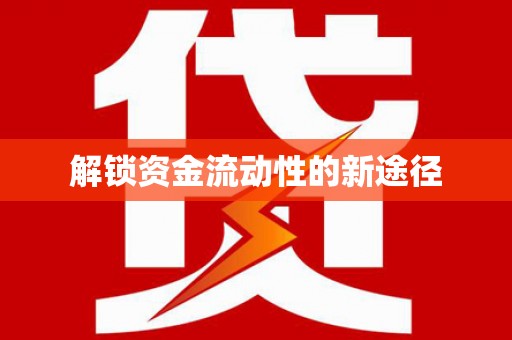 萝北解锁资金流动性的新途径